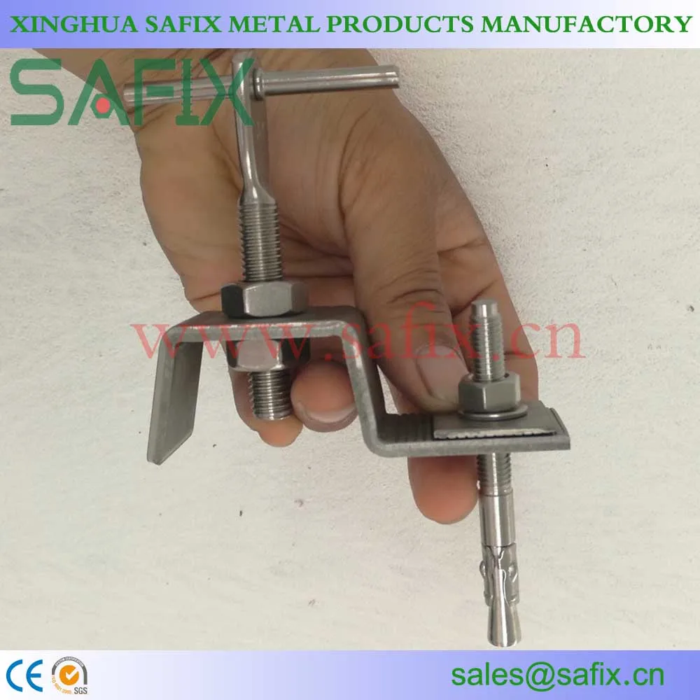
304 316 Flat Head Bolt of Stone Cladding Fixings for Marble Fixing System 