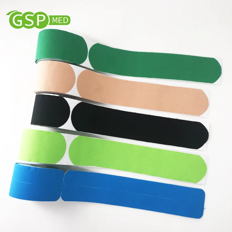 

5cm*5m adhesive tape medical pre-wrap kinesiology tape, 15 colors at your choice