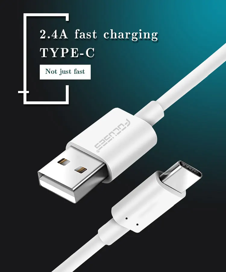 Focuses Stock 1m USB Data Cable Type c Round 5V/2.4A PVC 3FT USB Fast Charger Cable for Samsung - ANKUX.COM
