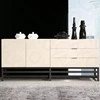 Modern Sideboard solid wood and lacquer, solid wood base