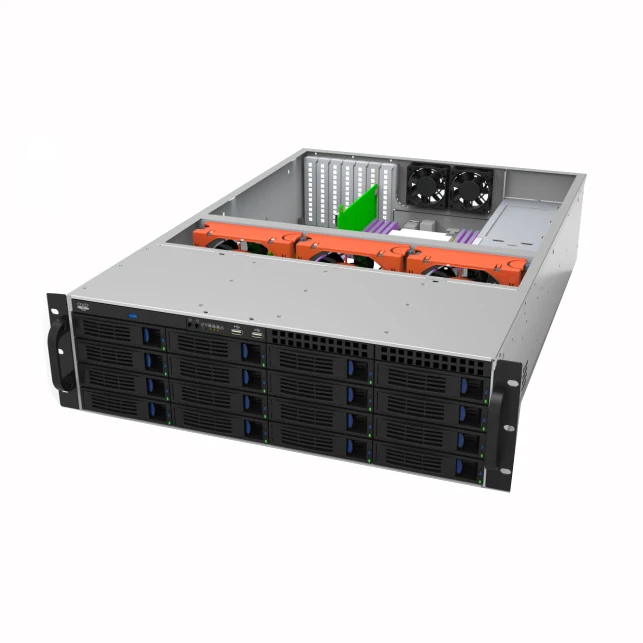 

Hot swap server case 3U 3316 16bays rackmount computer case server rack for data storage