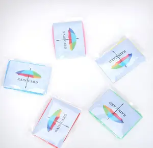 Image of Wholesale credit card size PE disposable rain card