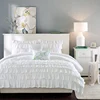 Nondisposable Feature and 100% Cotton Material white Plain Style christmas duvet cover set