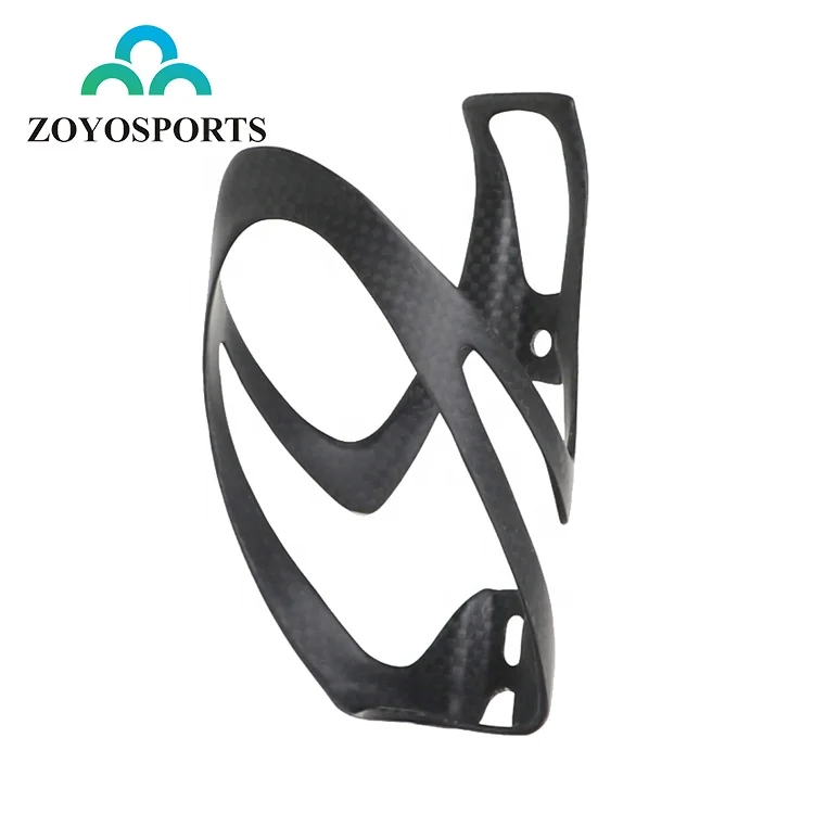 

ZOYOSPORTS Lightweight Full Carbon MTB Bicycle Water Cage Road Bike Bottle Holder, Black/ can be customized