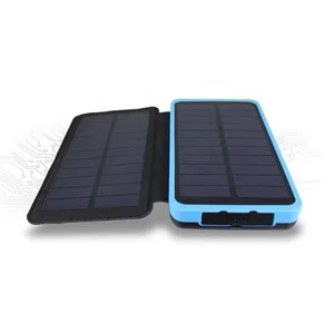 3W 10000 mAh Waterproof Solar Power Bank LED Light