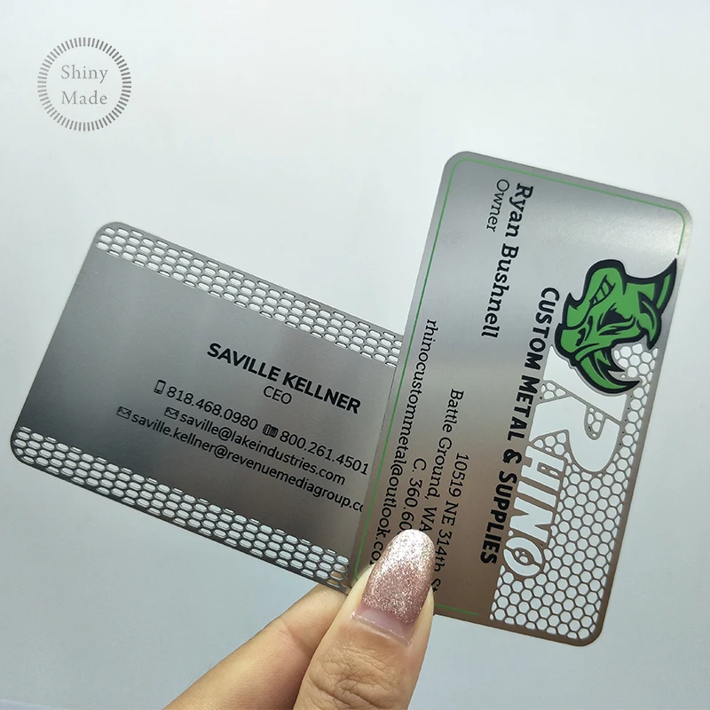 Wholesale High Quality Stainless Steel Business Card Metal Custom
