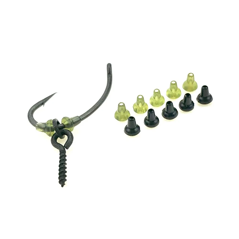 Carp Fishing Hook Stopper Hook Beads Holders Clear Black Green Carp