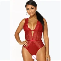 

SFY756 Hot Sale New Design V Neck Underwear Erotic Hot Mature Women Ladies Adult Teddy Sexy Lingerie