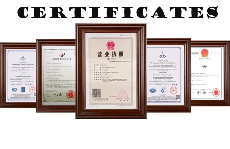 certificates