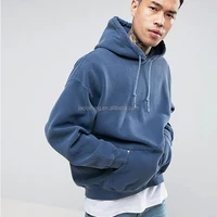 

Custom Fleece 50% Cotton 50% Polyester Drop Shoulders Men's Oversize Pullover Hoodie