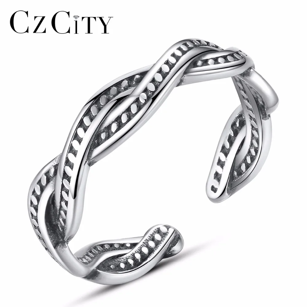 

CZCITY Hot Sale Women European Original Wedding Fashion Brand Ring Jewelry Gift 925 Sterling Silver Rings