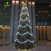 Hotel Christmas Decoration led Lighting Giant Artificial Christmas Tree