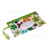 professional custom zipper and hook clutch wet wipe pouch container case