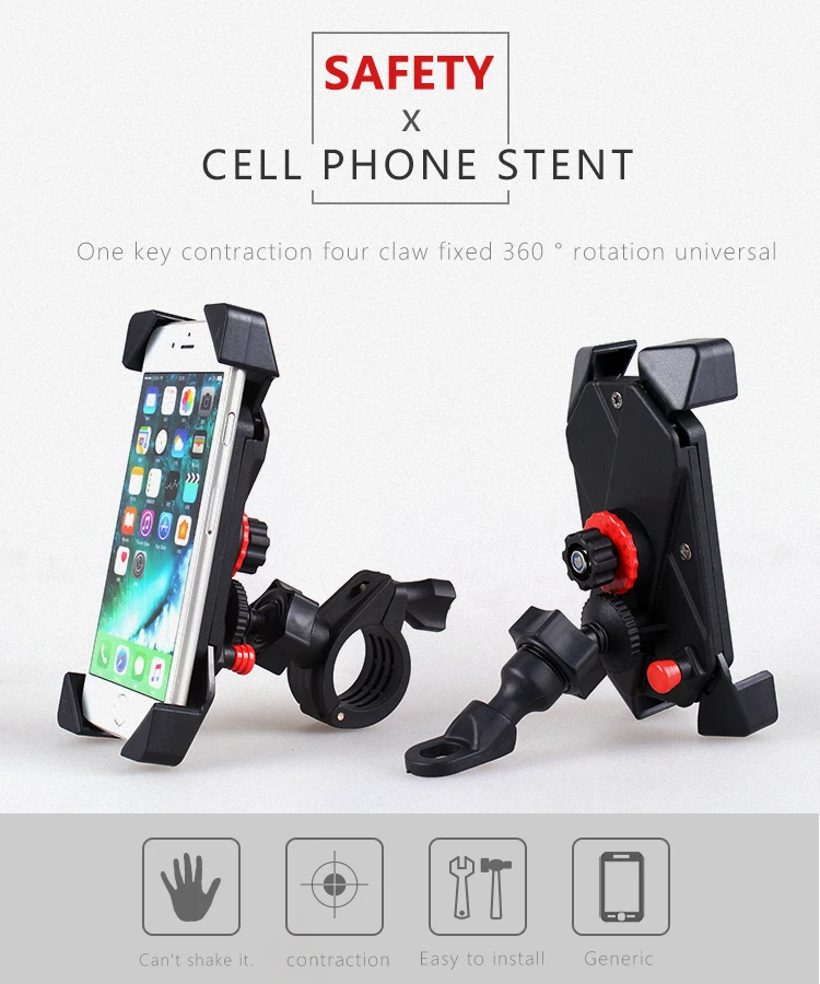 universal phone holder for bike