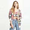 Winter trendy handmade zipper cardigan ladies christmas sweaters