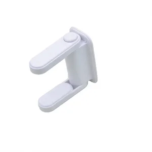 Image of Durable ABS Made with 3M Adhesive Child Safety Baby Proofing Door Handle Lock for Kids Easy One Hand Operation & Tool Free