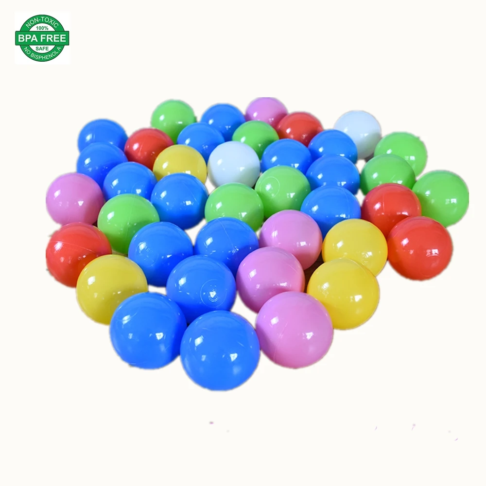 Cheap Red Orange Yellow White Pink Blue Green Purple 1000 Ball Pit ...