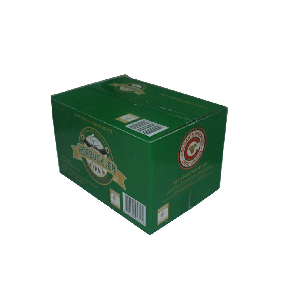 
24 PACK BEER BOTTLES CORRUGATED CARTON BOX 330ML WINE SHIPPING PAPER CARRIERS 