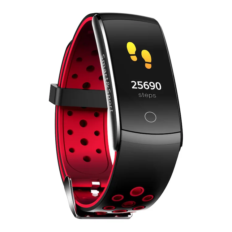 

Q8S Colorful Screen IP68 waterproof smart bracelet watch Wrist Sense Q8smartband blood pressure, Green;red;black