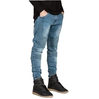 

2018 Oem cheap slim fit ripped mens denim jeans