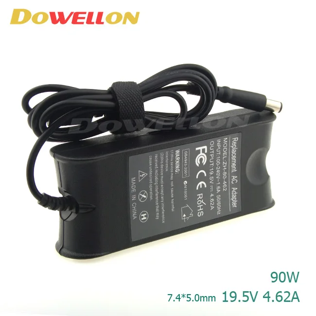 

Laptop DC/AC Power Supply Charger Apply 90W 19.5V 4.62A for DELL PA-10 PA10 Inspiron N4010 N4110 N5010 M5030 N5030 N5110 N7010, Black