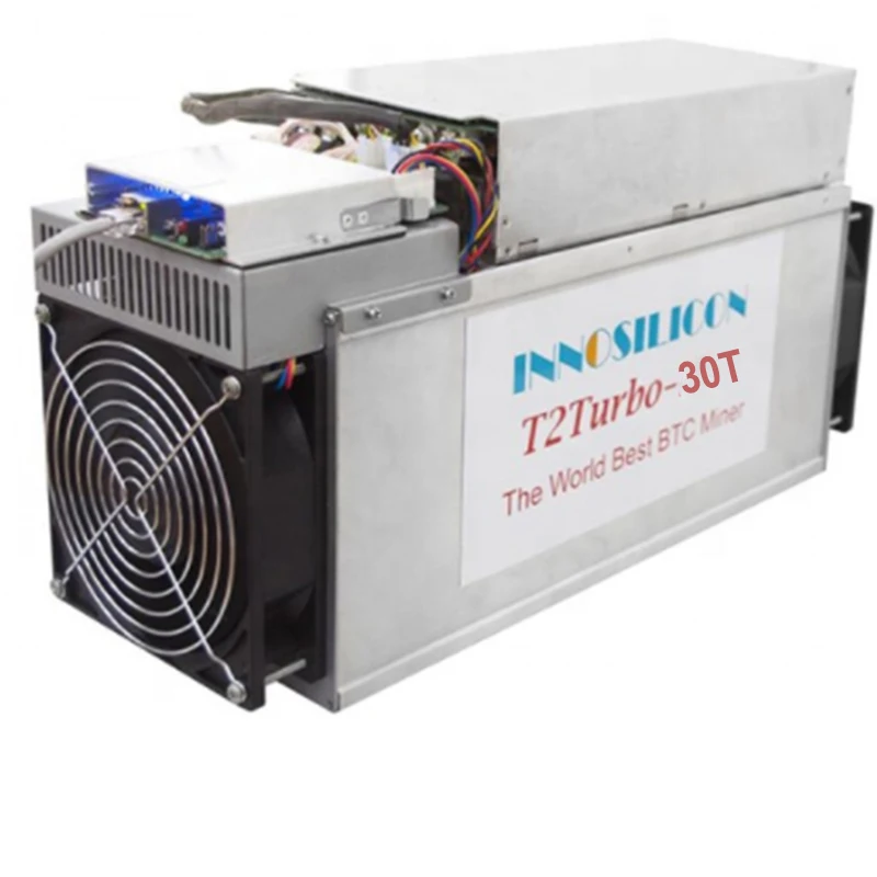 

Rumax Bitcoin Miner INNOSILICON T2 Turbo+ T2T+ Miner 30TH/s 2200W SHA256 bitcoin miner, Silver innosilicon