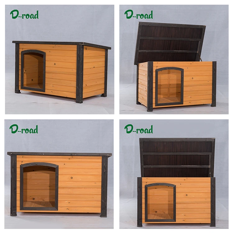 Solid Wood Outdoor Wooden Dog House Pet Kennel Buy Wooden Dog House