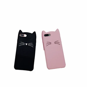 Silicone Cat Phone Cover Xiaomi iPhone