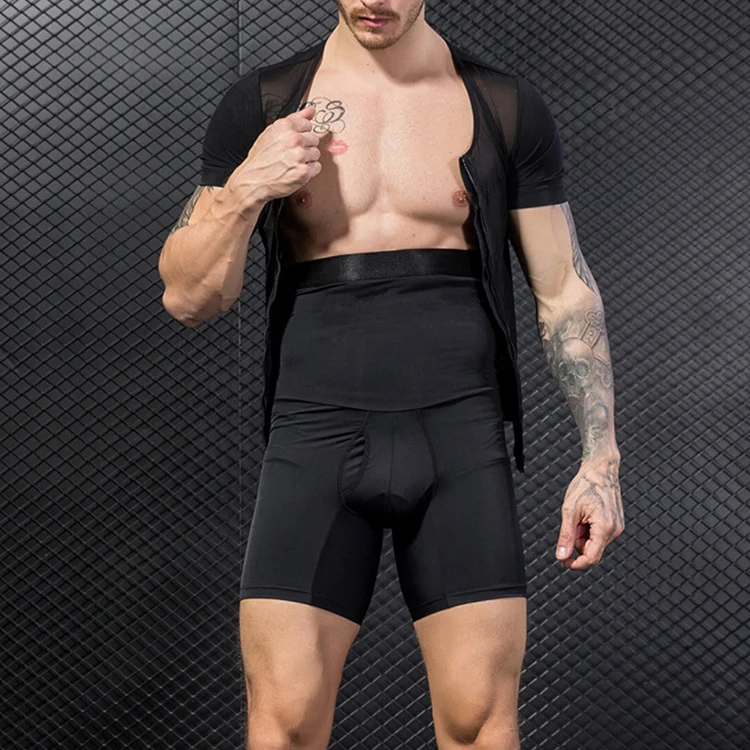 
Wholesale High Waist Elasticity Plus Size Shapewear For Men 