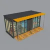 Expandable container homes Prefab House Open Frame Container House
