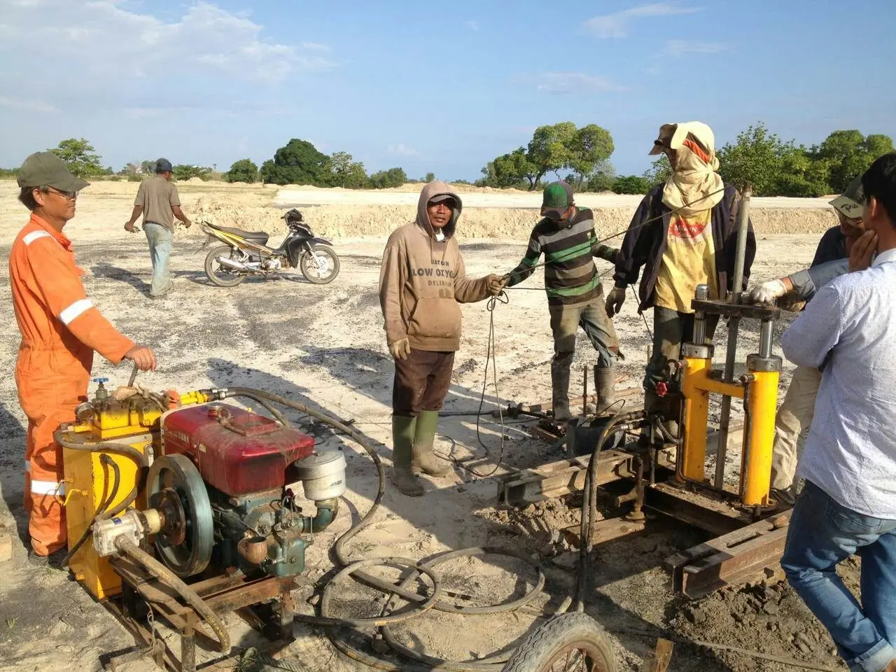 NDJT-10T Probador portátil de penetración estática hidráulica de doble cilindro para ensayos de suelo en el sitio