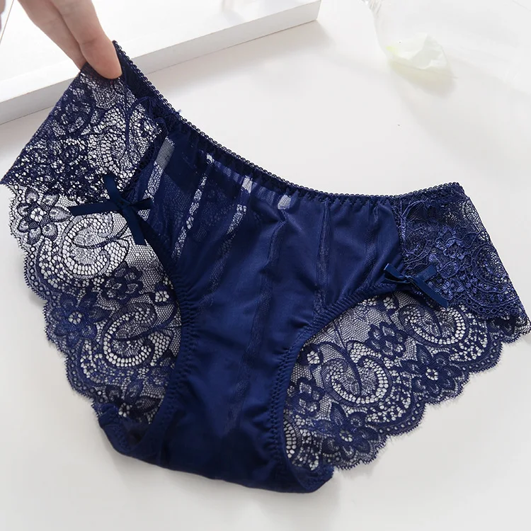 

Lady's popular high quality full sexy satin panties panty for women underwear