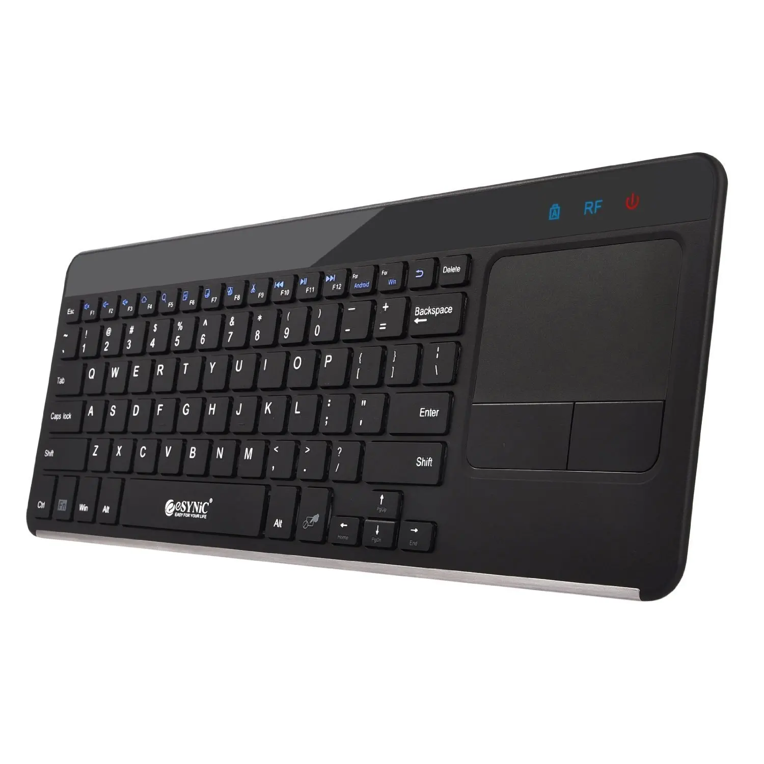 Wireless touch keyboard