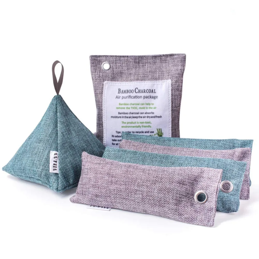 Charcoal Air Freshener Bag,Car Air Freshener Natural Odor Eliminator