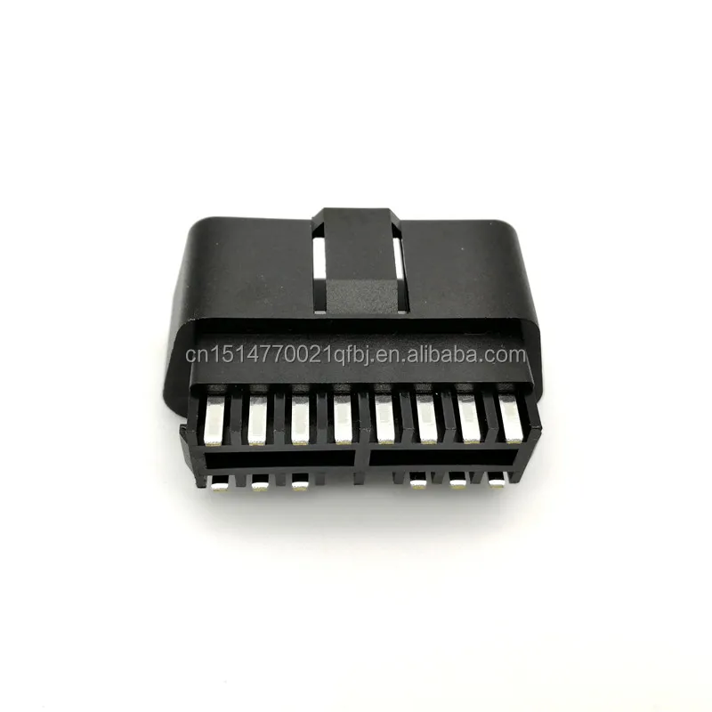 16 Pin Automotive Cable Obd Obd2 Male Connector Male Plug Diagnostic Tool Adapter Interface