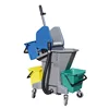 Multi-function Water Press Combination Cleaning Trolley Hospital Hotel Housekeeping Maid Janitor Cleaning Cart Trolley