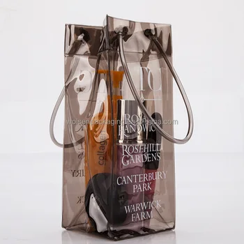 China Low Cost Pvc Bag Ice For Wine Bottle Bags Handle China Low Cost Pvc Bag Ice For Wine Bottle Bags Handle