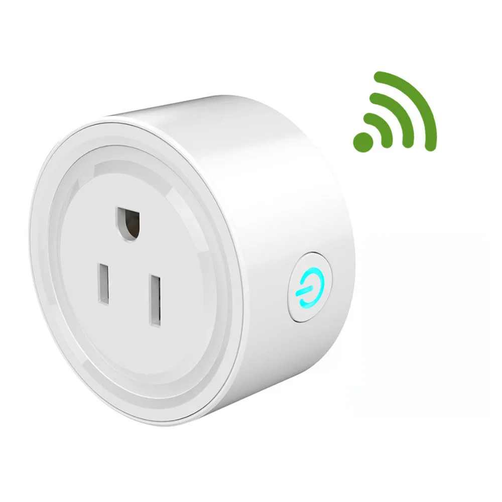 

Free Shipping US Smart Plug WiFi Remote Control with Alexa Timing on/off The Power Smart Google Home Electric Mini Socket, Multi-color
