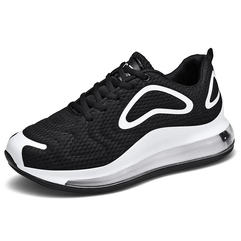 

2019 Latest Design Breathable Anti-Slip Air Cushion 720 Style Mesh Sport Running Sneakers Shoes for Men, White;black;red;white+black