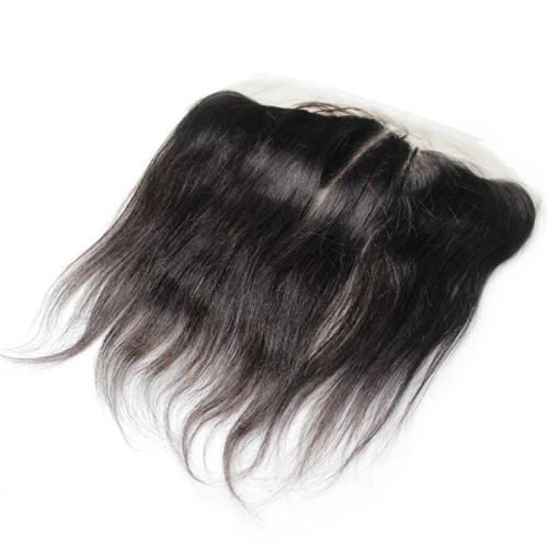 

13*4 STRAIGHT Human Hair Free Parting Wholesale Silky Straight 13*4 Lace Frontal Piece With Baby Hair, Natural color