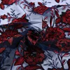 China supplier floral design mesh multi color cord embroidered net fabric dress