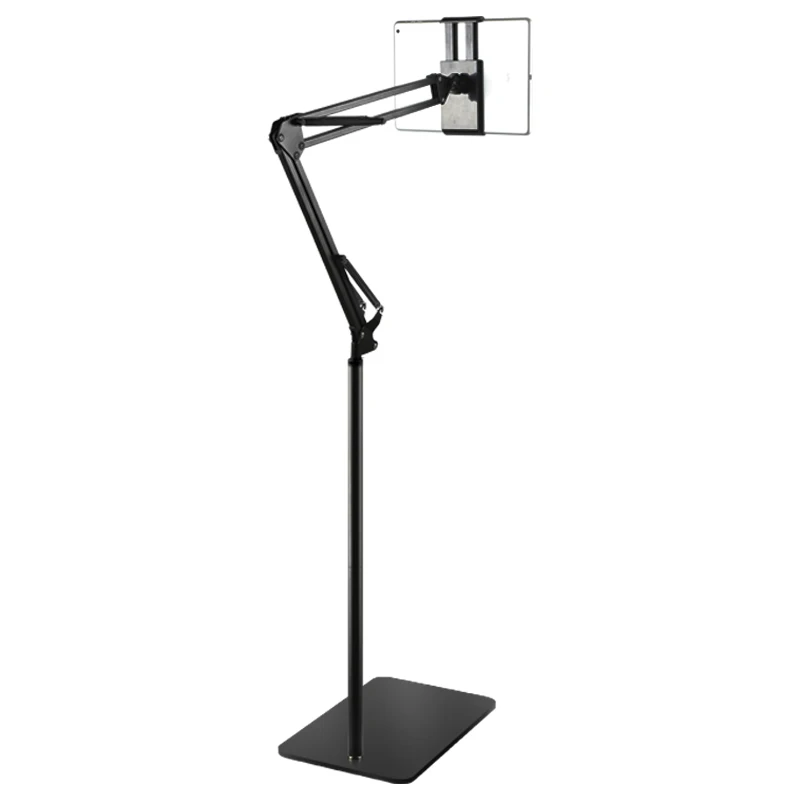 

Flexible mobile phone tablet stand unique cell phone holder tablet holder metal aluminum smart phone holder folding stands 2021, White and black