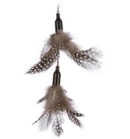 

Interactive Feather Teaser wand Cat Toy, Retractable Wand 5pcs Refills