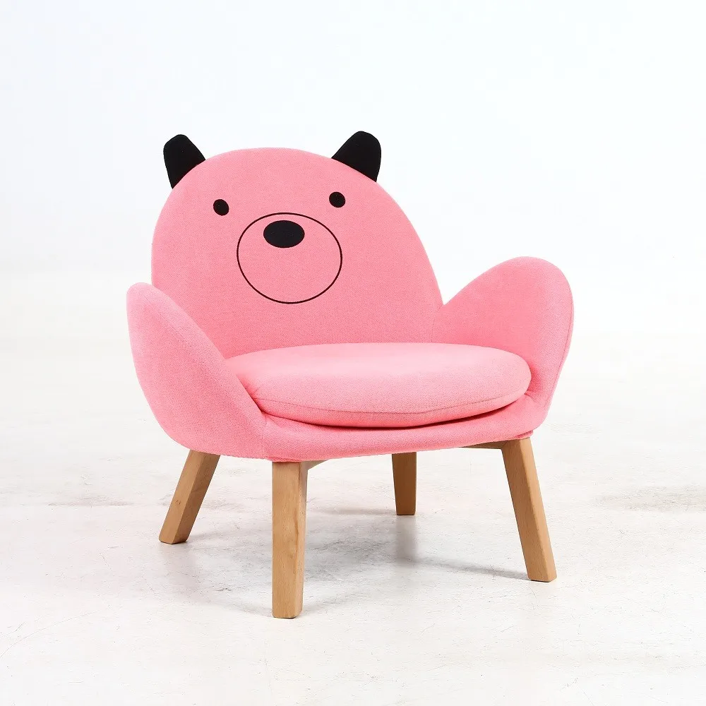 新设计的孩子软婴儿沙发椅子毛绒卡通动物形状婴儿坐沙发