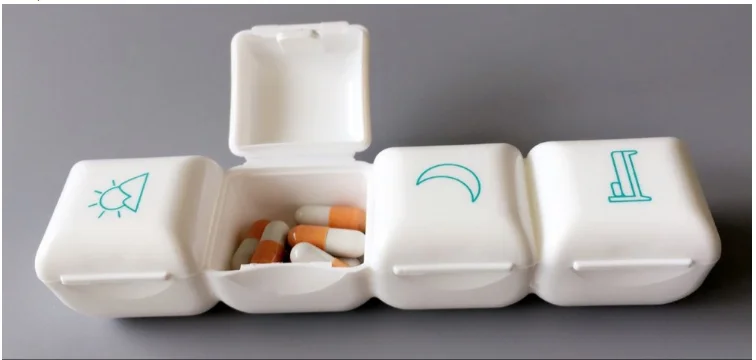 1 day pill box