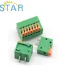 Factory custom phoenix pcb 2.54mm pitch spring terminal block
