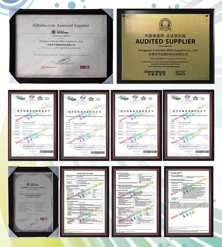 Fcolor Waterproof Pigment Ink for Epson SureColor P400 Printer