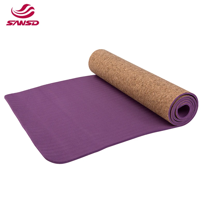 

Cork Yoga Mat Durable Yoga Mat Non-slip Exercise Fitness Pad Mat