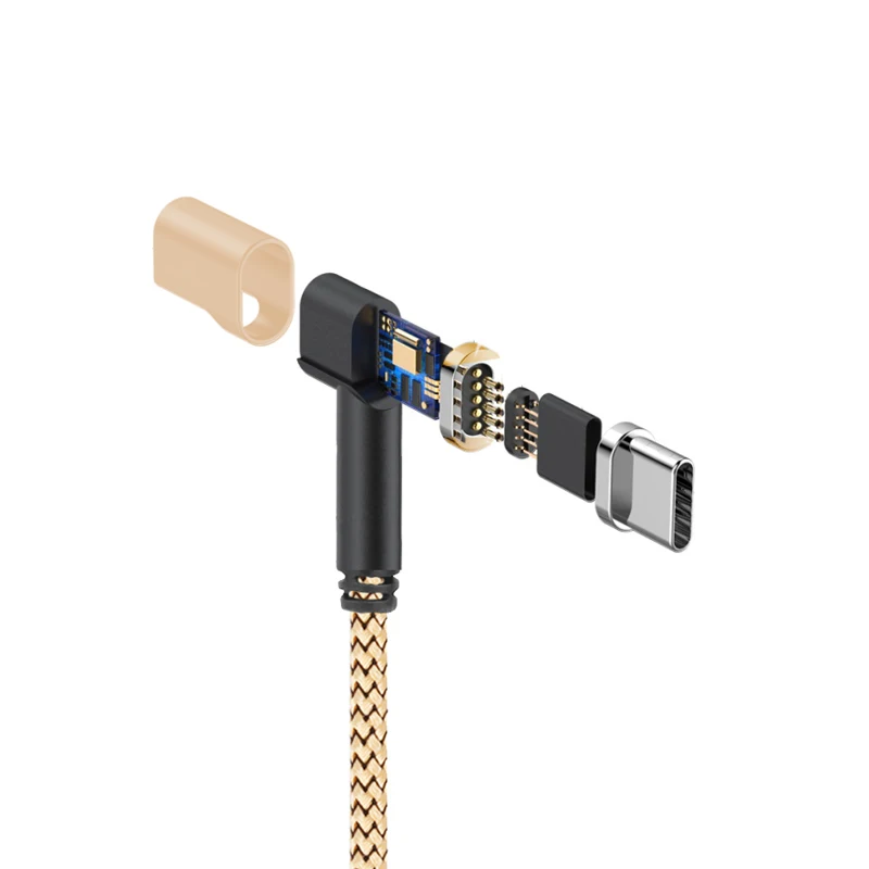 

Magnetic Charging Cable, Silver, gold, black