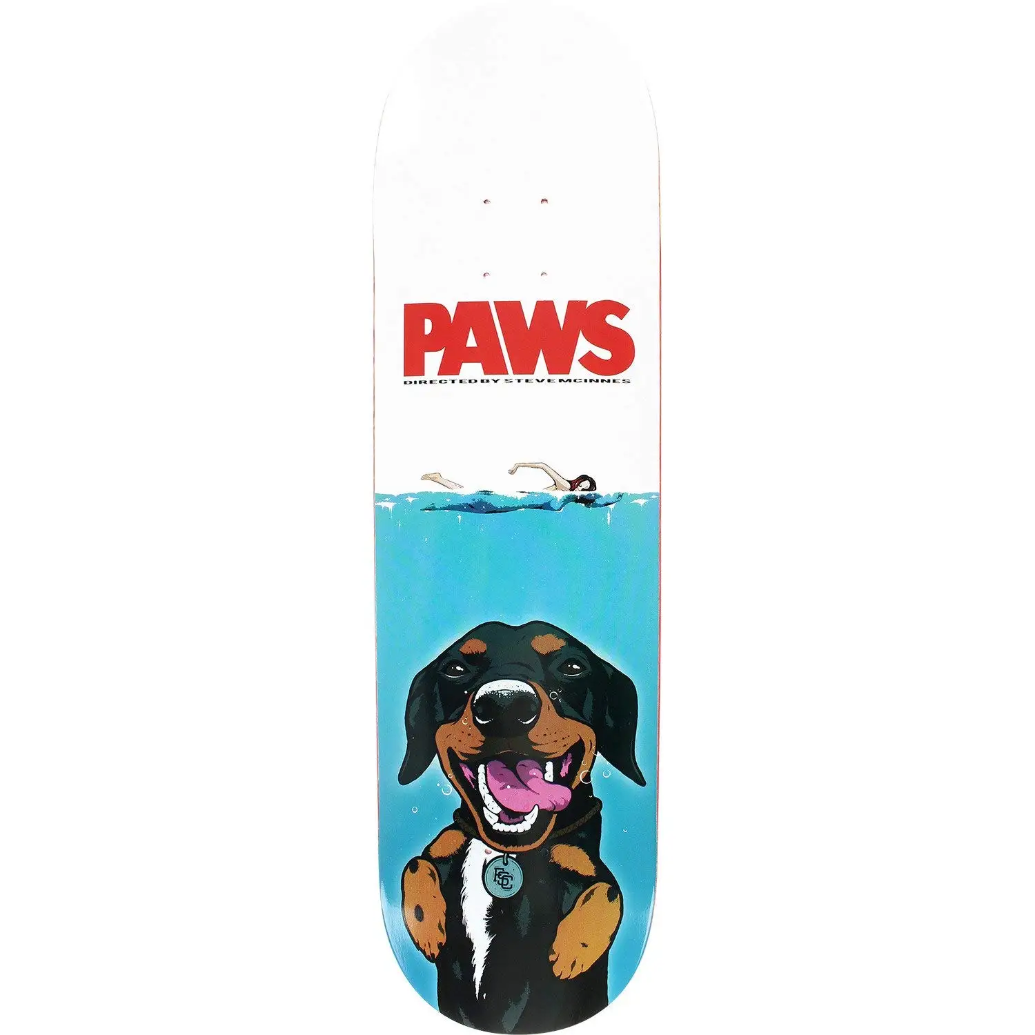 FSC Steve McInnes Paws Skateboard Deck - 8.5" x 32.25"